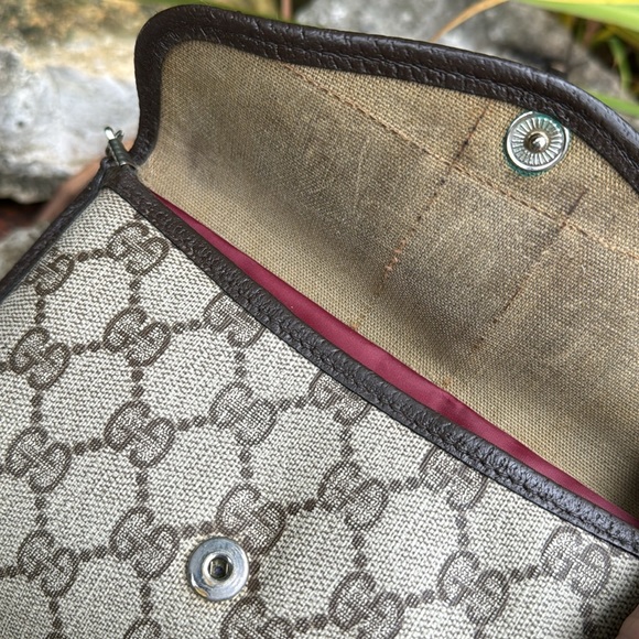 Vintage Gucci Mini Bag with Crossbody Strap-7x4.5-Silver Chain Link Strap - Picture 15 of 17